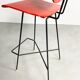 Dutch plywood bar stool by P.J Van Der Klugt for Everest, 1957