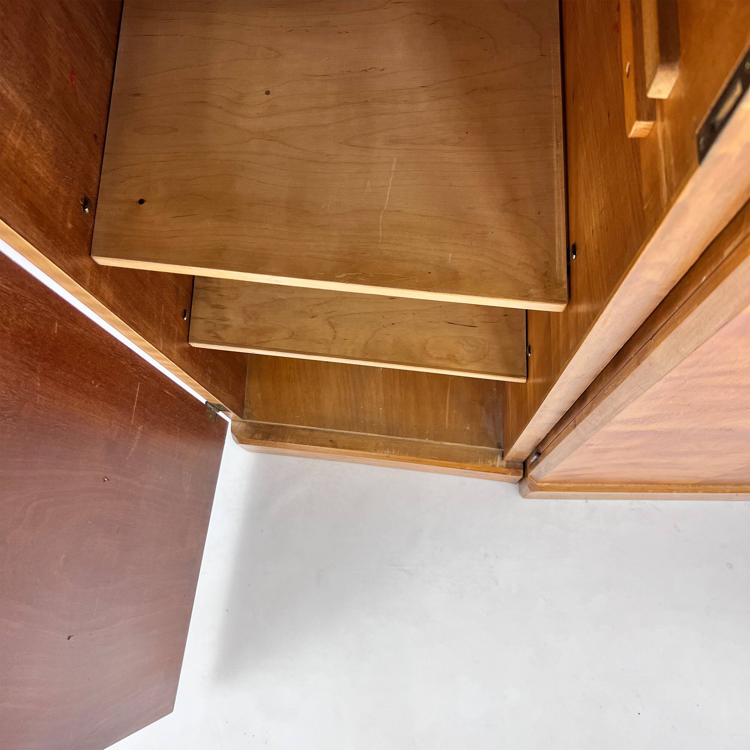 Anthroposophical Handmade Wardrobe, Netherlands, 1940s