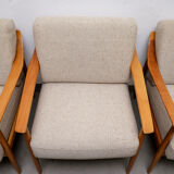 Cherrywood Antimott Lounge Chair by Walter Knoll, 1960s