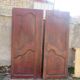 2 large oak doors