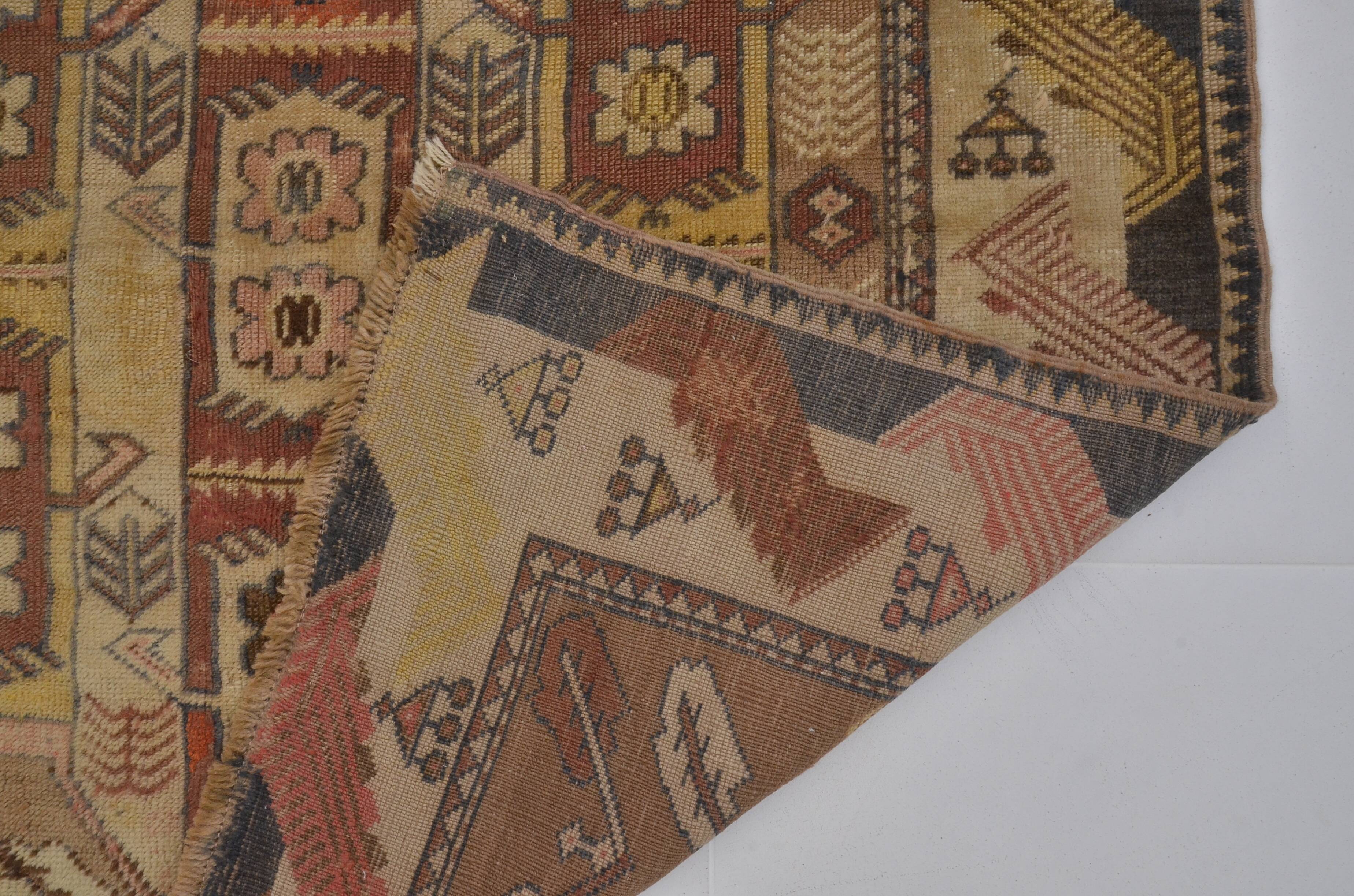 Tapis vintage anatolien neutre sku m98