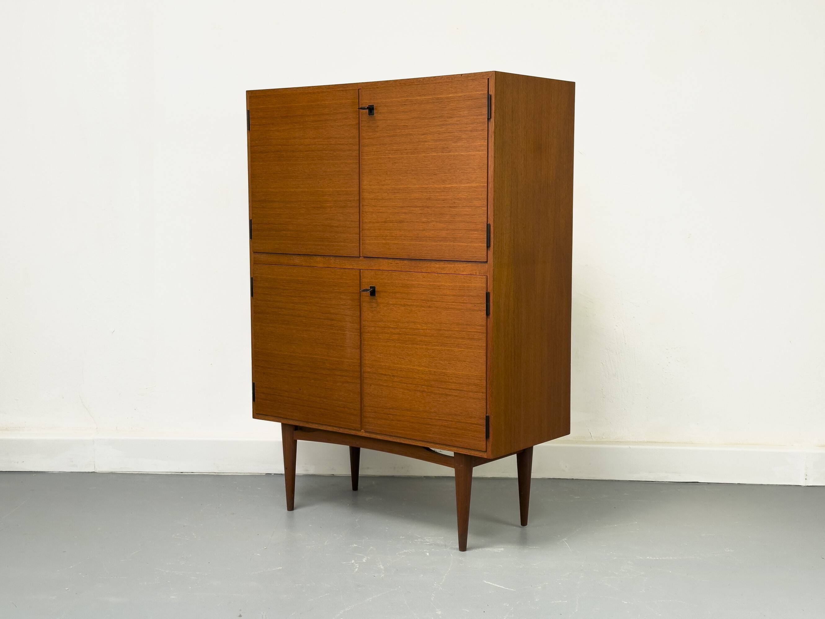 Mid-Century Teak Highboard Cabinet, 1963