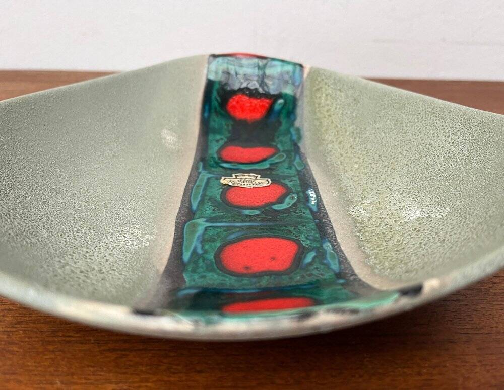 West German ceramic bowl WGP by Jasba, 1960s.