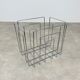Magazine holder in chromed metal by Willi Glaeser for TMP 80s