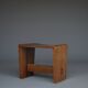 Mid-Century Church Stool in walnut, 1950s