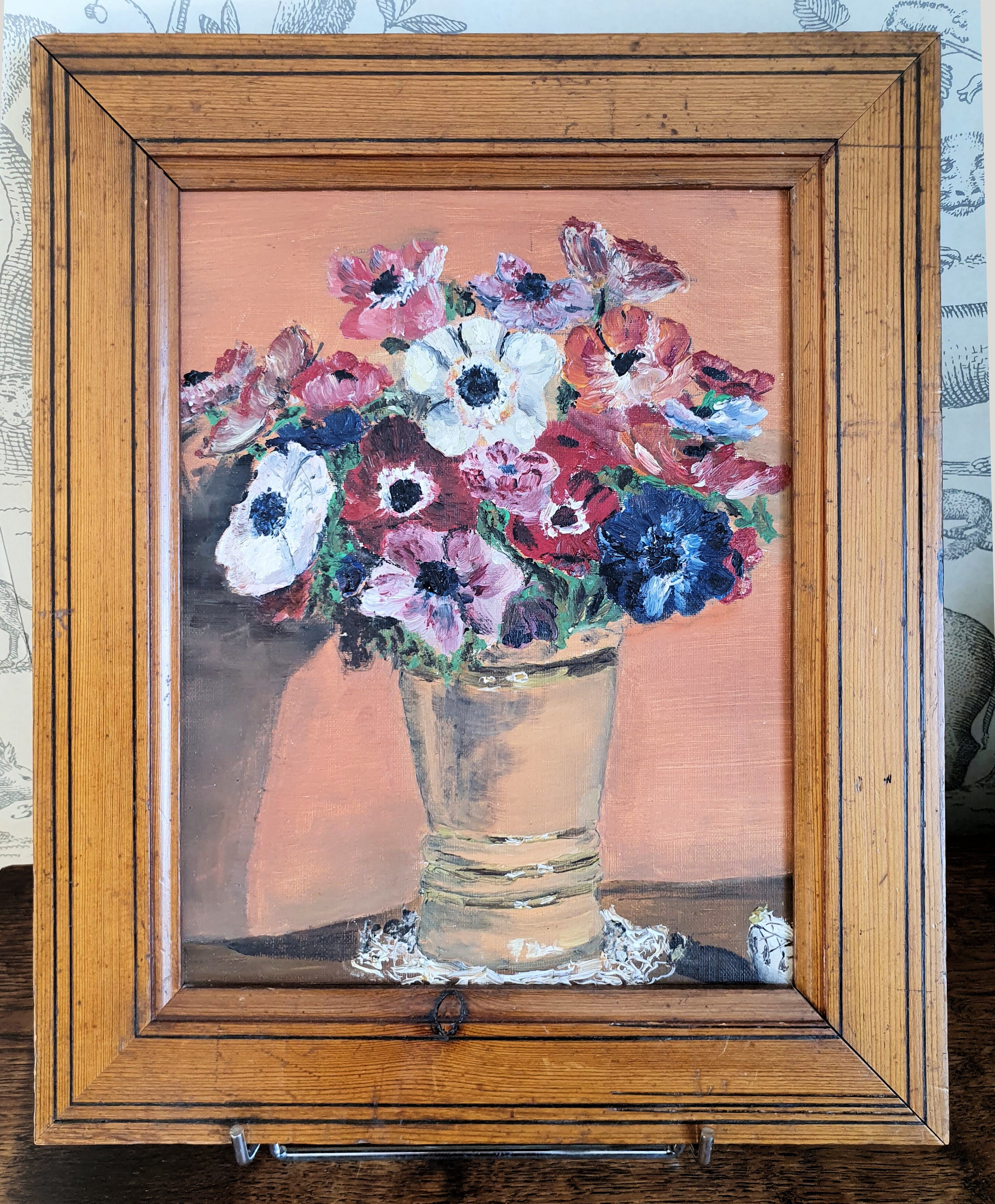 Peinture à l’huile bouquet de fleurs