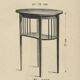 Secession coffee table no. 9208 by Marcel Kammerer for Thonet