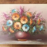 Tableau, nature morte "bouquet"