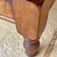Art Deco Console with 3 levels, turned wood "Faux Bamboo", circa 1930s.