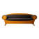 Geometric Art Nouveau sofa, Sweden 1920s