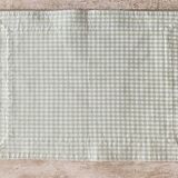 Set of 8 double-sided gingham placemats - 45x35cm - cotton