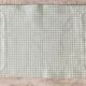 Lot de 8 sets de table double faces vichy - 45x35cm - coton