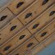 Antique German pine shop cabinet, early 20th century