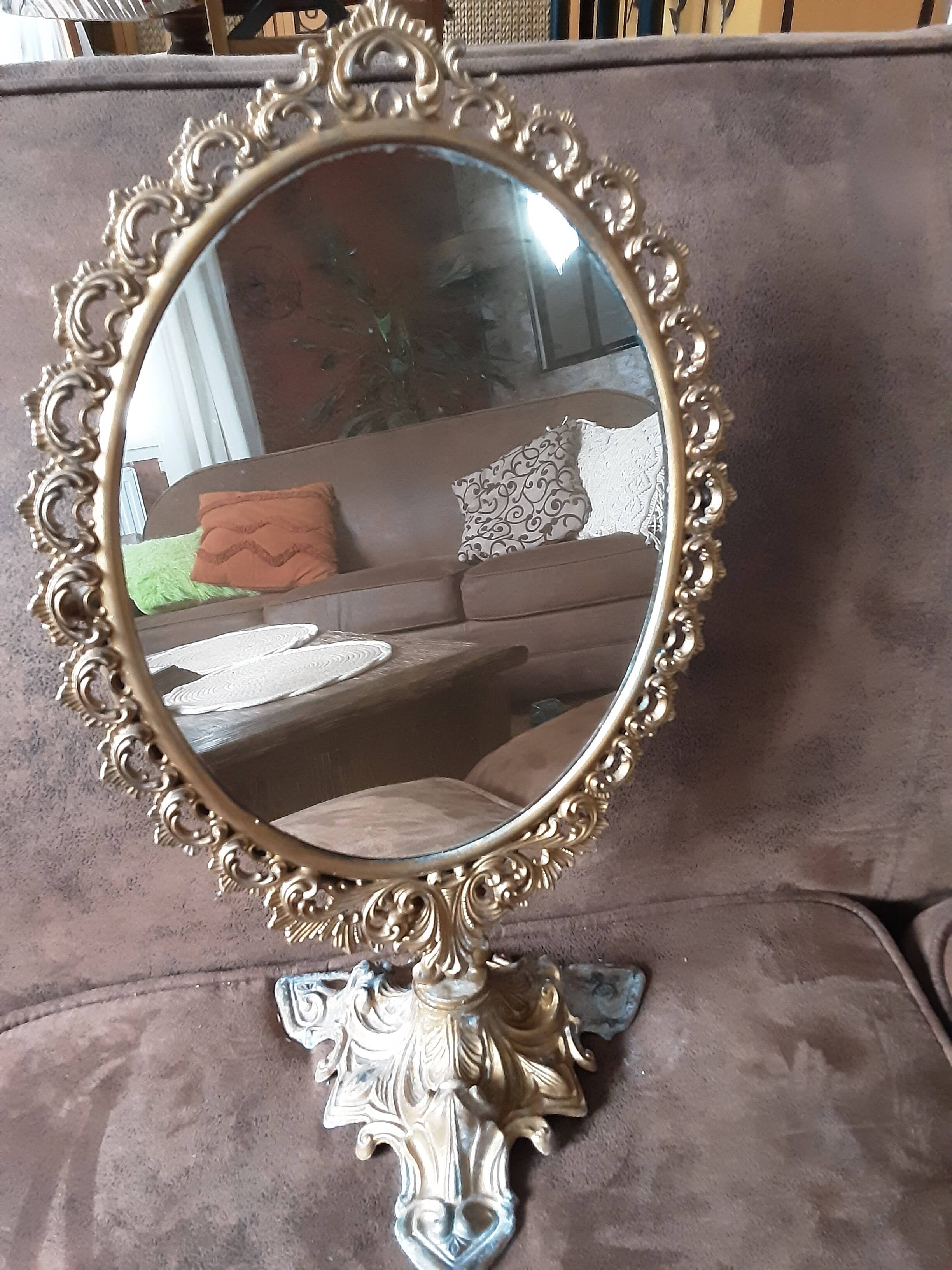 Miroir laiton ancien