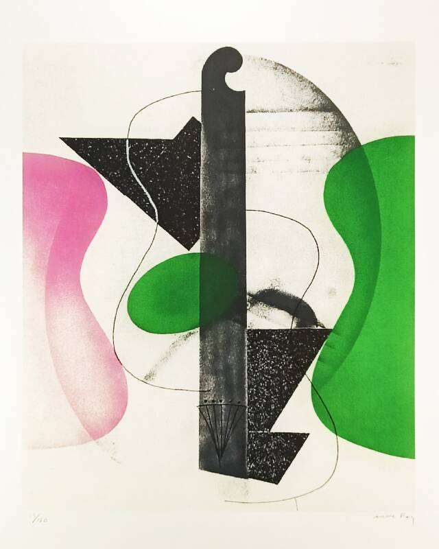 Lithographie d'après Man Ray, édition limitée, années 1970