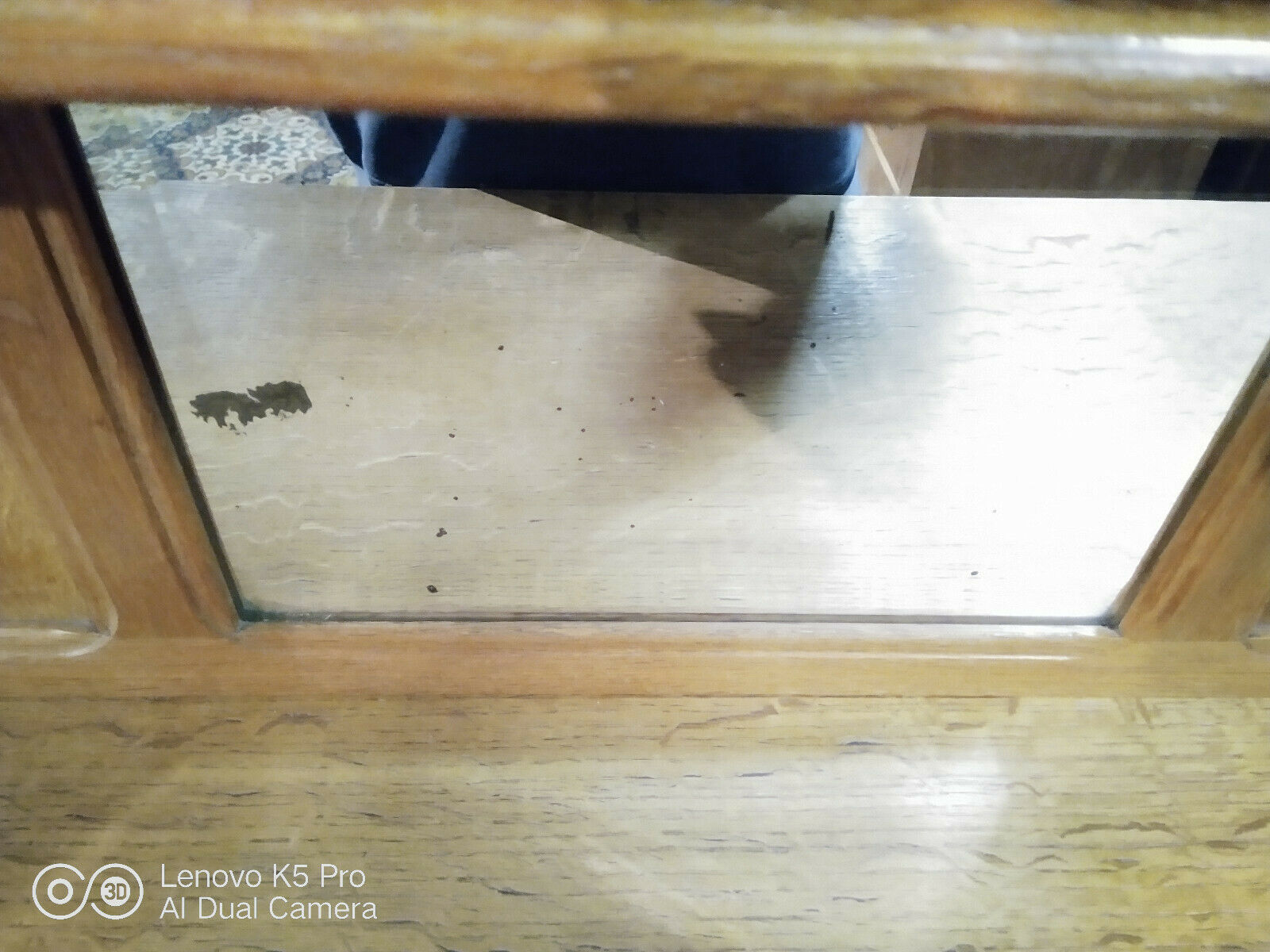 Art Nouveau oak dessert