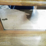 Art Nouveau oak dessert