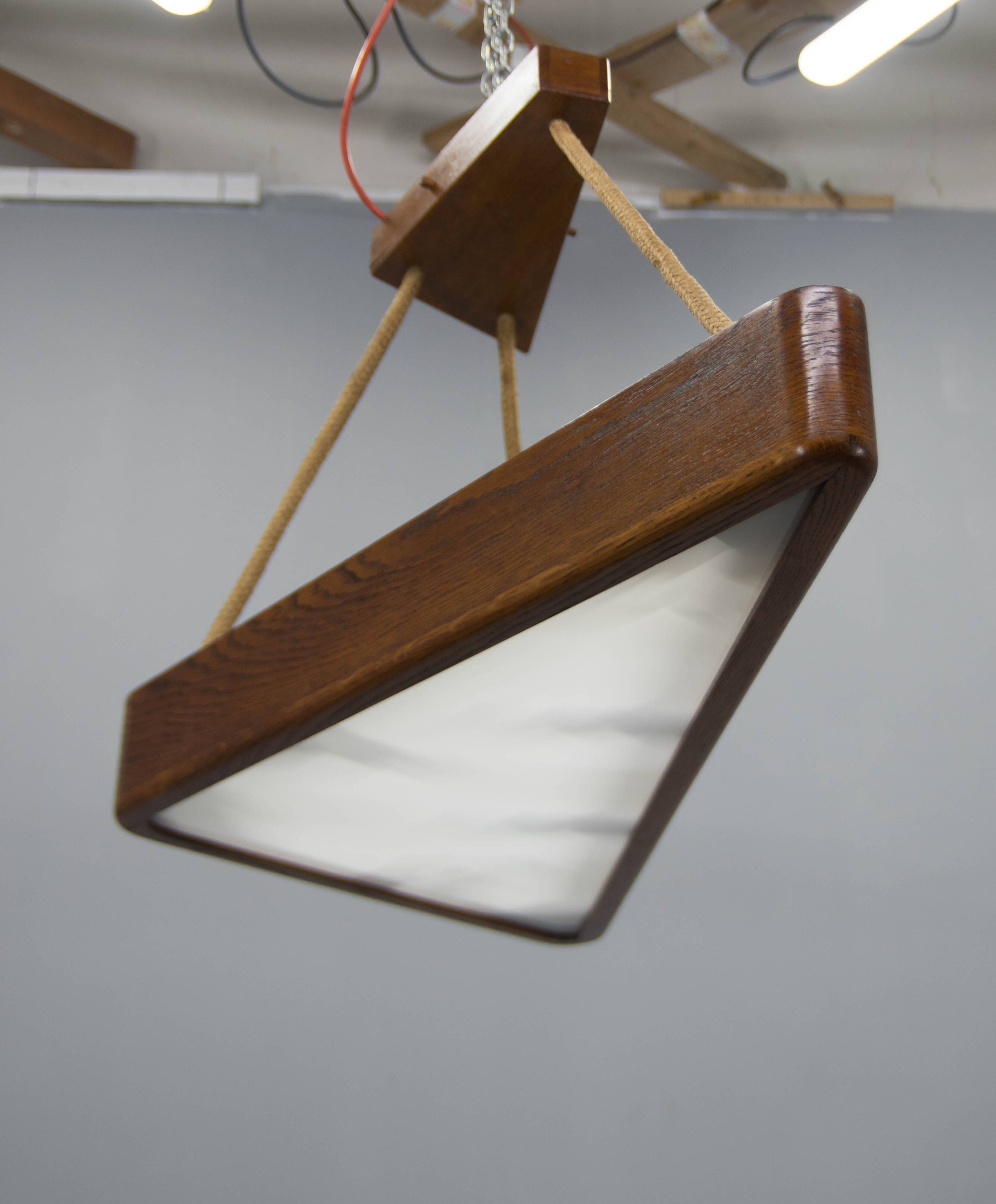 Mid-Century Modern Pendant Light by ULUV, 1960s – Restored