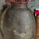 XXL traditional pottery old 19th century folk art 42 cm
