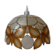 Suspension mother-of-pearl luminaire vintage butterfly decoration