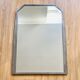 Miroir biseauté art déco métal  101 X l75 cm