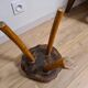 Tabouret de vacher tripode brutaliste