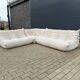 Original ligne roset togo set 3z, 2z + corner beige corduroy in new condition!!