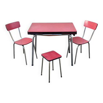 Red Formica set