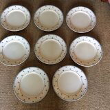 8 assiettes plates