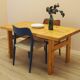 Solid pine dining table, Denmark, 1980s