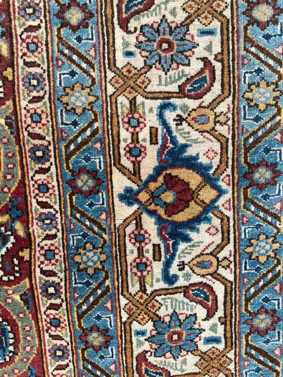 Old Persian Orient ghoom rug handmade 142x205 cm