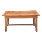 Old wood farmhouse table, table with 2 drawers, kitchen table, countryside