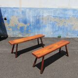 2 Wooden benches