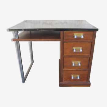 Bureau chêne art déco moderniste