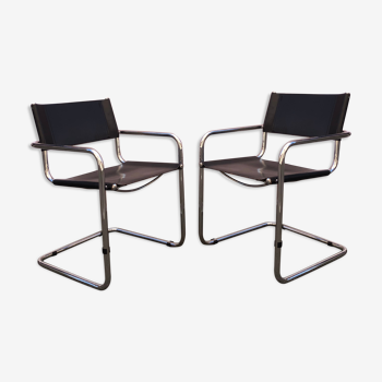 Lot de 2 chaises années 70