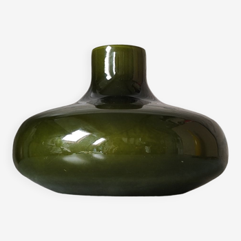 Green vintage vase