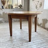 1950s round oak table