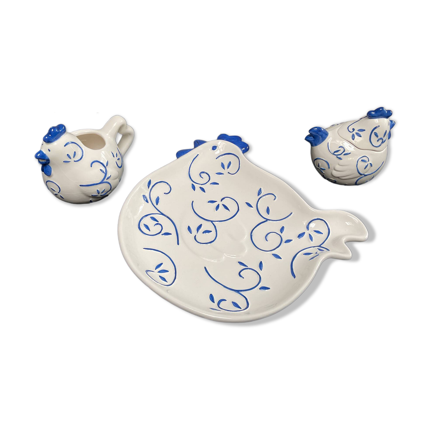 Sugar bowl and cream jug set
