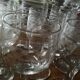 10 verres anciens des années 1930 à vin
