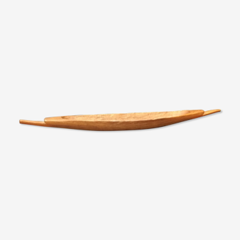 Empty canoe wooden pocket