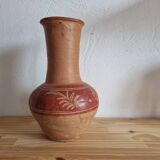 Vase terre cuite artisanal ancien