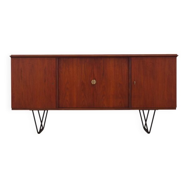 Enfilade en teck, design danois, années 1970, production : Danemark