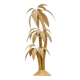 Large "coconut/palm" floor lamp in rattan
