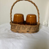Salt and pepper shaker set