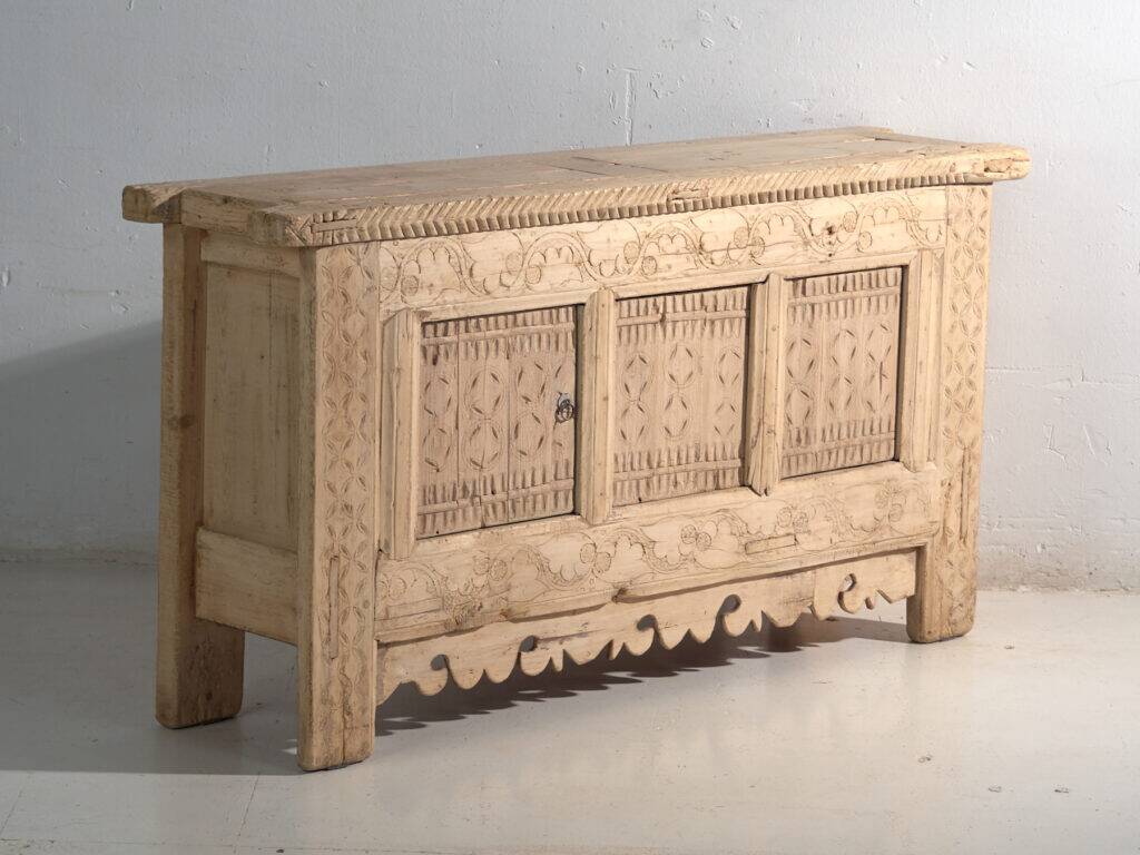 Antique carved pine buffet – China, circa 1920