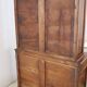 Antique sideboard in veined walnut, Italy, late 19th century