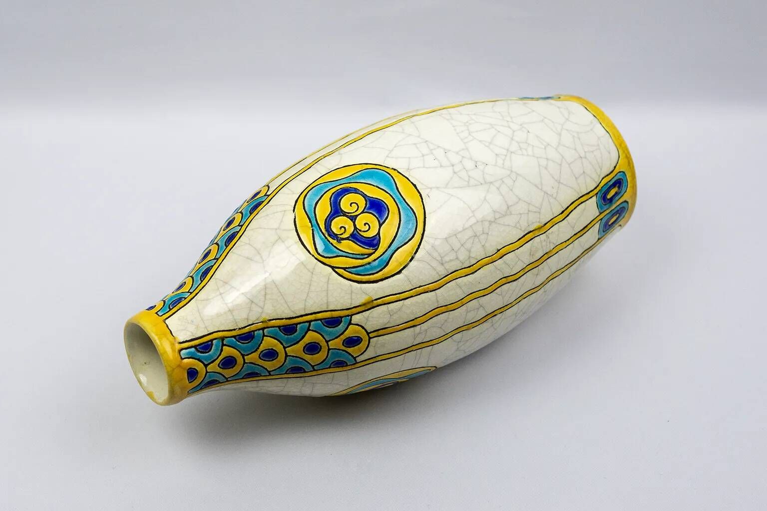 Art Deco vase by Charles Catteau - Boch Frères Kéramis, decoration 751 from 1923