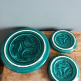 Trivet and two bottle coasters