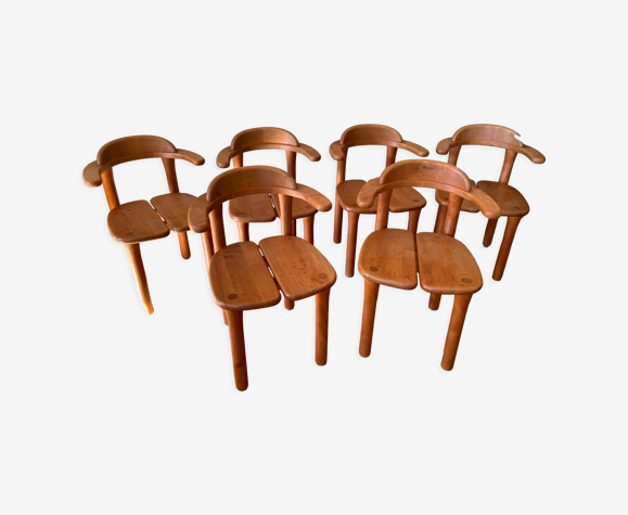 Lot de 6 chaises design « Team 7 »