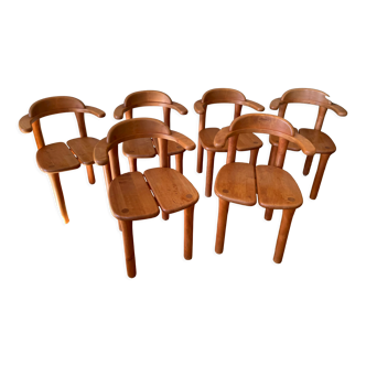 Lot de 6 chaises design « Team 7 »